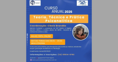 Curso “Teoria, Técnica e Prática Psicanalítica” está com inscriçõe abertas.